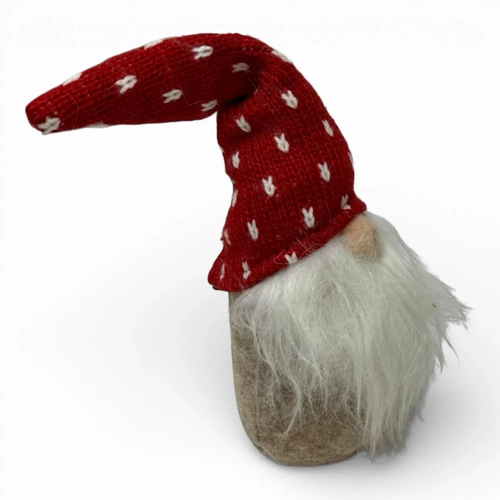 Red & White Polka Dot Gnome Christmas Holiday Decor Kids‎ Elf Shelf